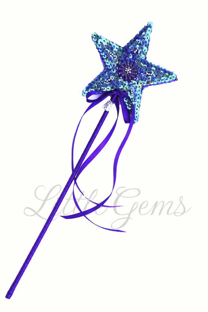 Sequinned Starwand Purple