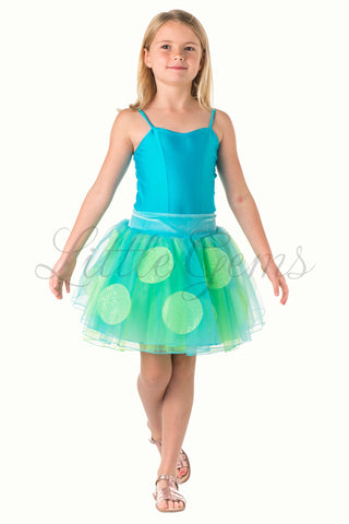 Skirt Polkadot Aqua