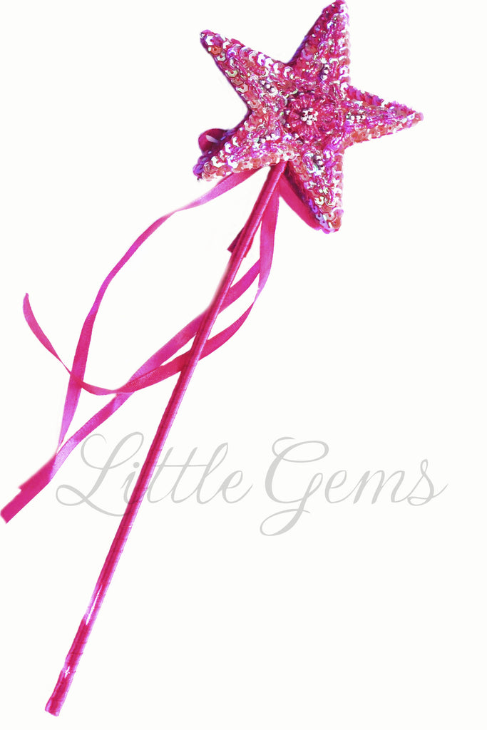 Sequinned Starwand Fuchsia