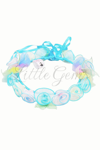 V Garland Rainbow Butterfly Aqua