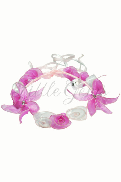 V Garland Iris Baby Pink