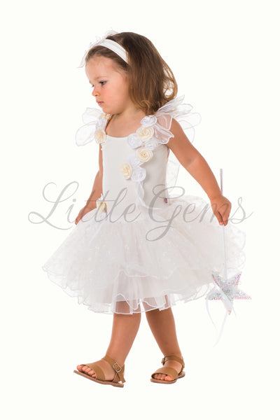 Butterfly Tiny Fairy Dress in Cream