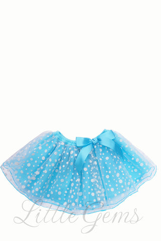 Skirt  Dotty Baby Aqua