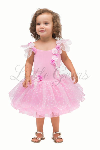Tiny Butterfly Fairy Dress Baby Pink